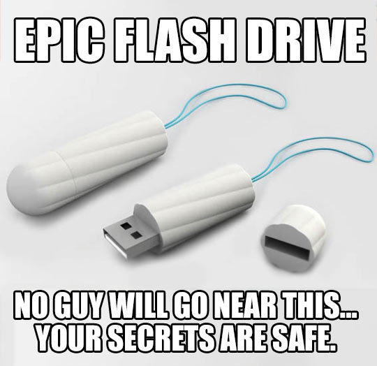 Wild Tampon Flash Drive