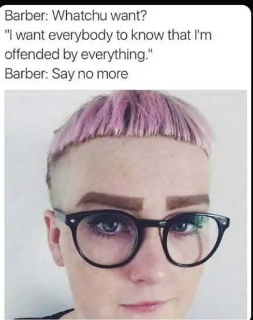 Barber Im Offended Haircut