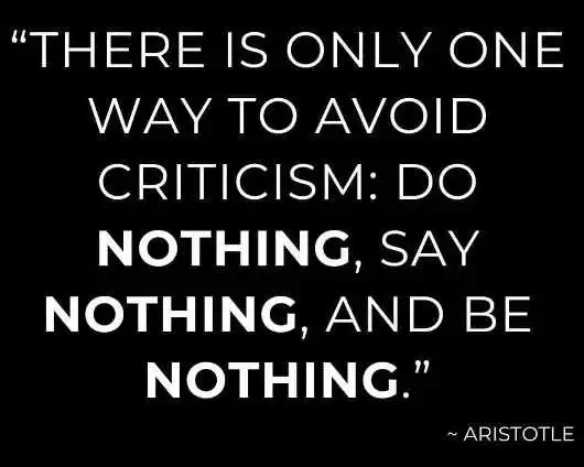 Steps to Avoiding Criticism