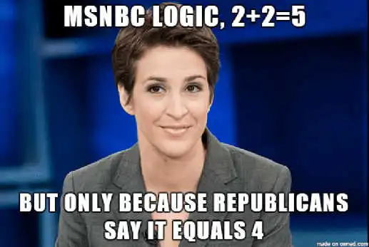 Liberal MSNBC Logic