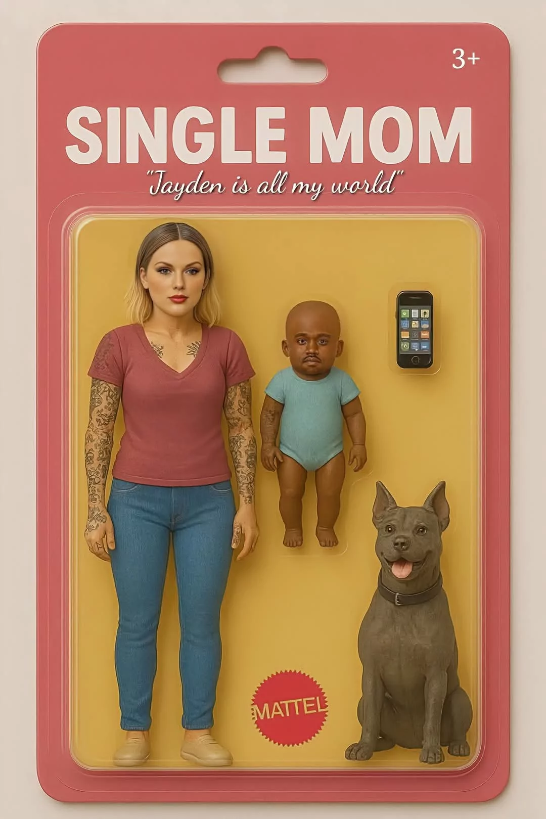 Single Mom Barbie Ghetto Doll