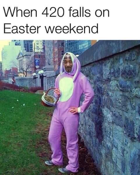 Snoop Dog 420 Easter Bunny