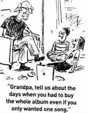 Funny Aging Meme Buying Whole Album Just For 1 Song
